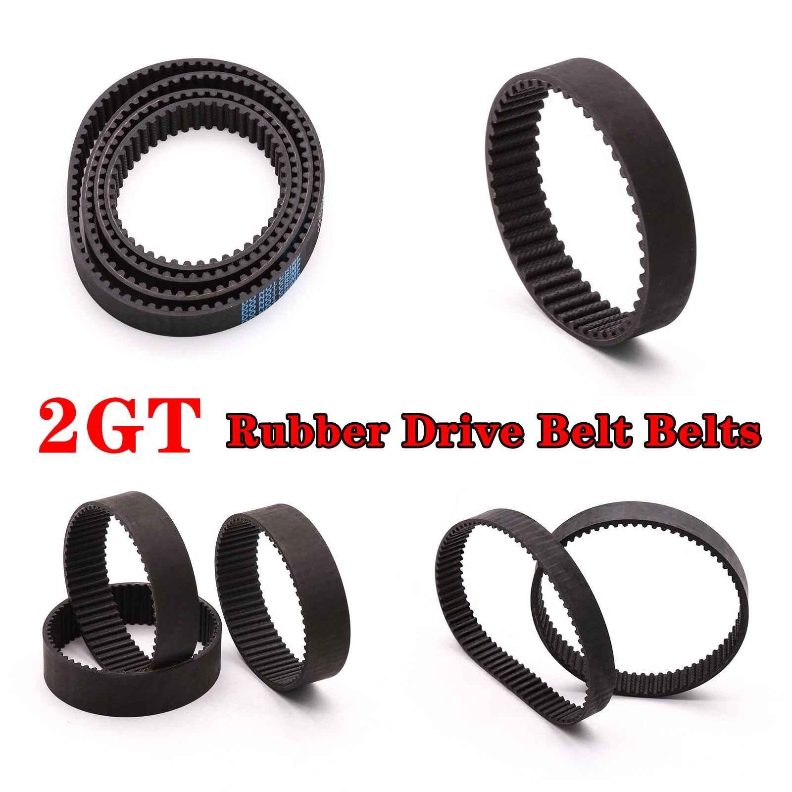 20T Timing Belt Smooth Tooth Drive Pulley GT2 Closed Timing-Synchronous Belt