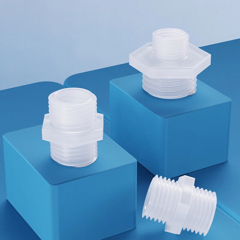 Plastic Male Thread Hose Connector — Internal Connection Tube Pipe Fitting