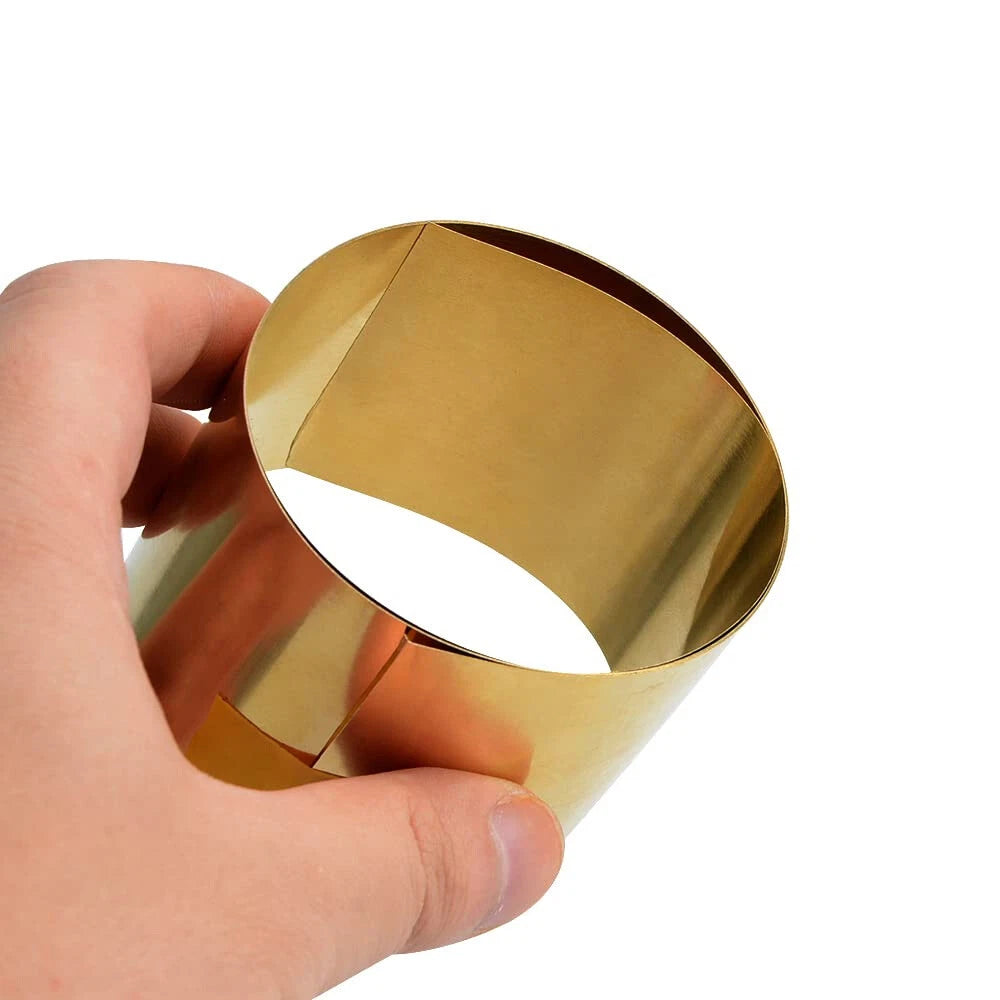 Thin Brass Sheet Strip Roll Metal Foil Shim Plate Thick 0.01mm-1mm Model Making