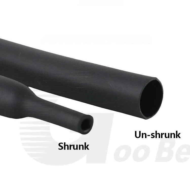 4:1 Adhesive Glue-Lined Heat Shrink Tubing – Waterproof Black