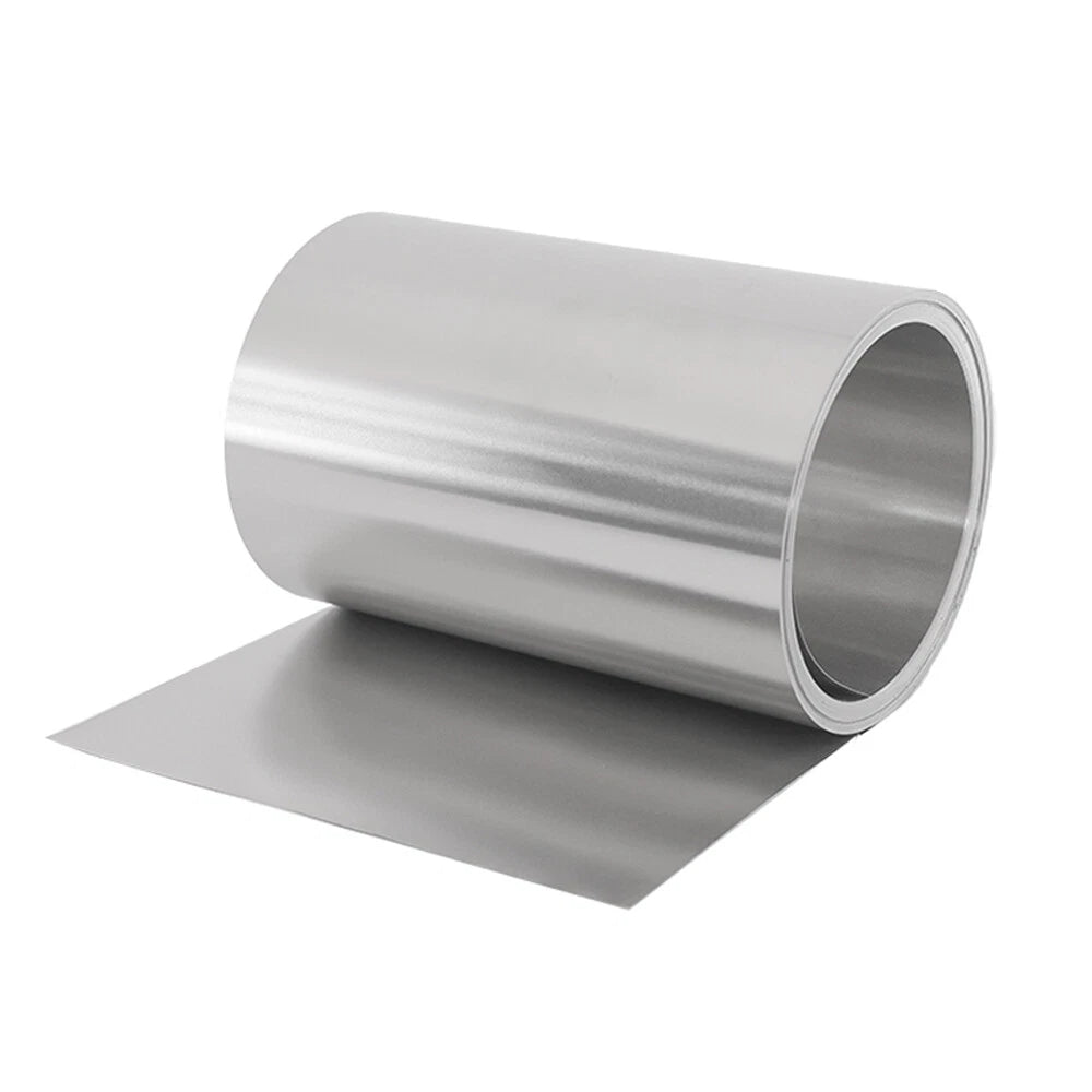 304 Stainless Steel Thin Plate Band Foil Sheet Strip Roll 0.05mm-0.5mm Thickness
