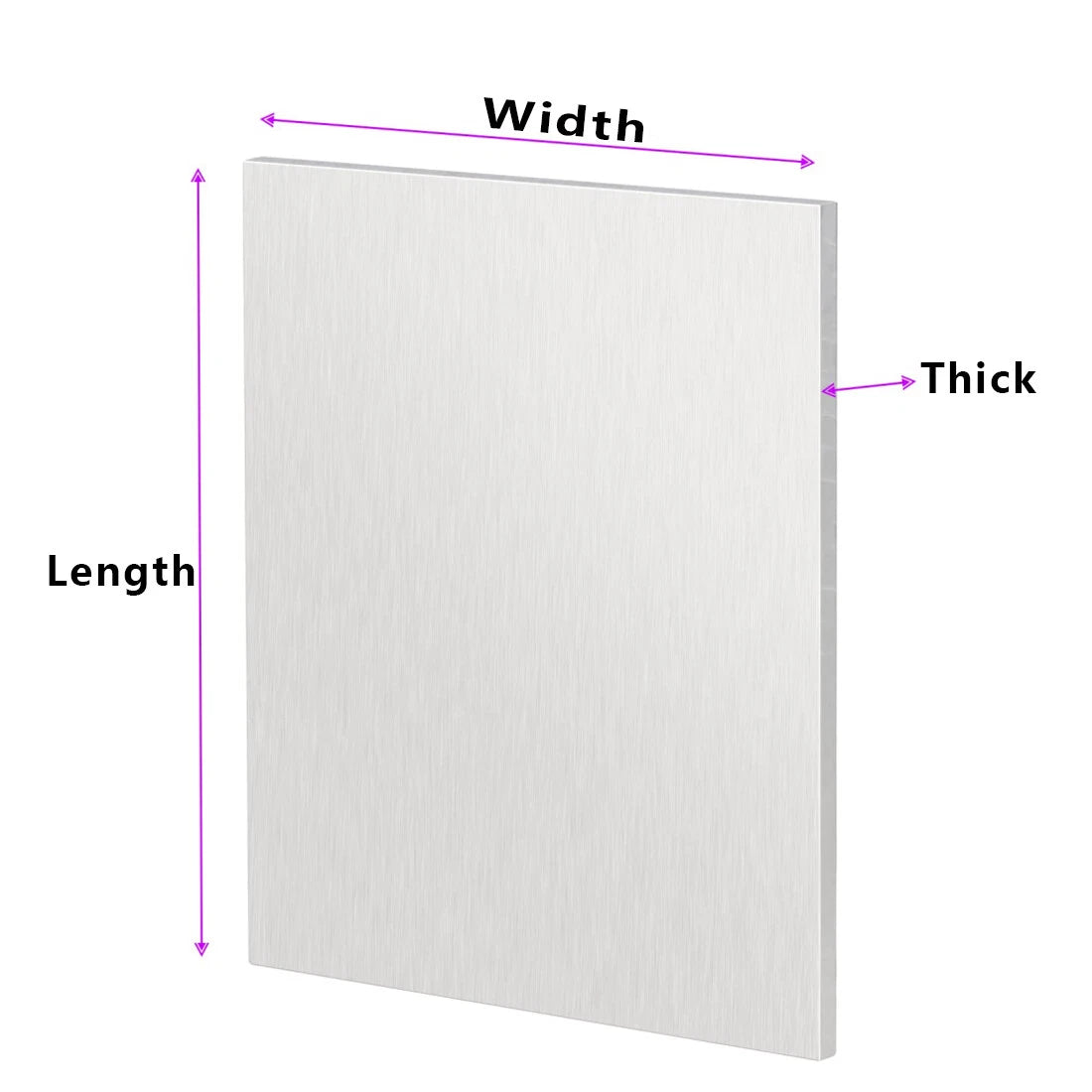 7075 Aluminium Sheet Metal Plate 8/10/12/15/20/25/30/40/50mm Thick Various Sizes