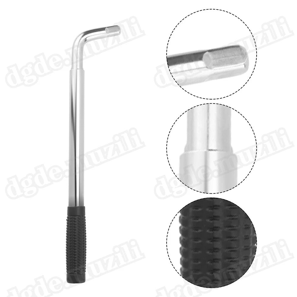 Extendable Wheel Telescopic Car Van Brace Socket Tyre Nut Wrench 17-19-21-23mm