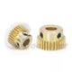 0.5 Mod Brass Spur Gear 35 Teeth Bore 4~12mm Motor Gear Transmission Pinion Gear