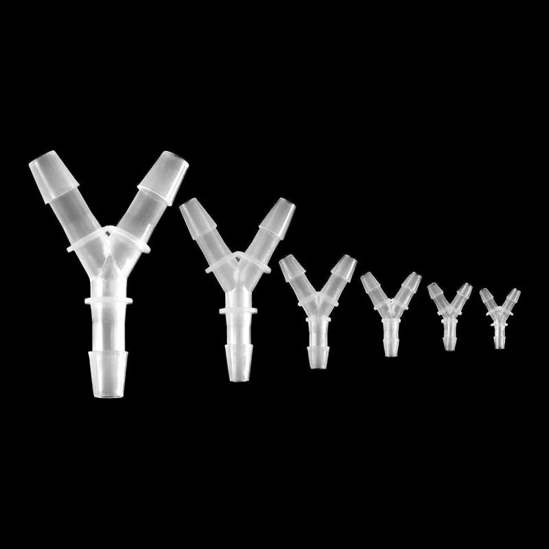 Food Grade Joiner Tubing Plastic Barbed Connector Pipe Hose Fittings Air Water