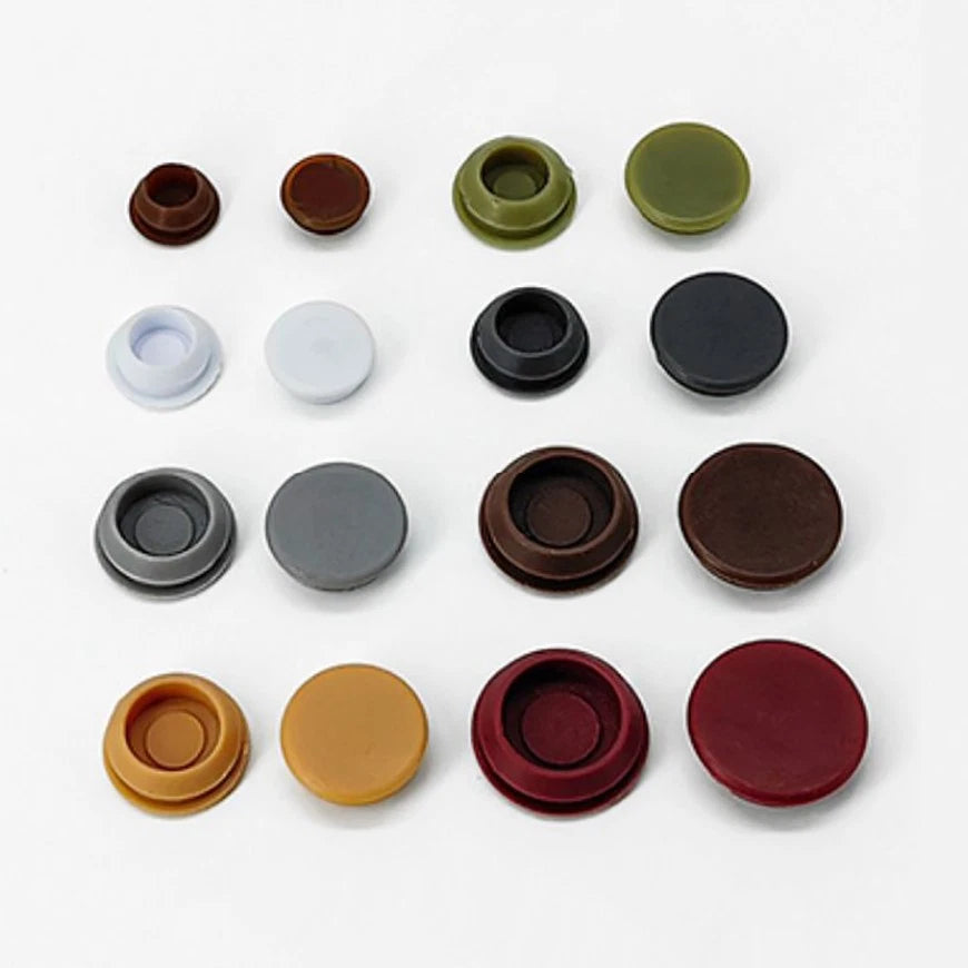 Plastic Screw Hole Cover Caps – Push Fit Furniture Plugs (8mm–18mm) – Multiple Colors