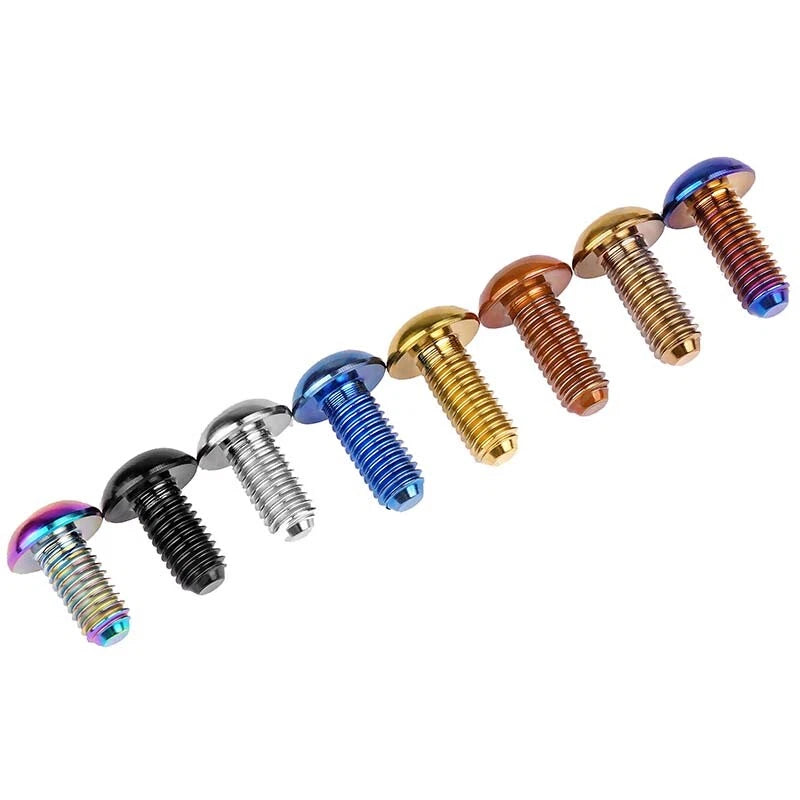 Titanium Bolt M5x10mm 12mm Round Head Screws TORX Ti Machine Bolts Metric
