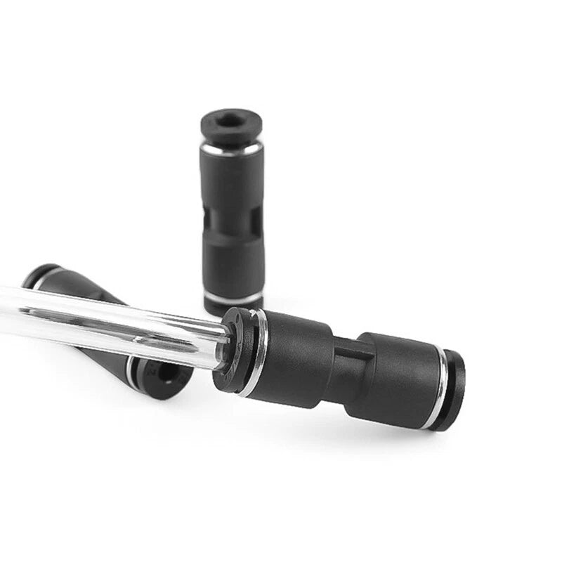 3 4 6mm Pneumatic Push Fit Straight Elbow T-Piece Connector Air Water Lines Hose