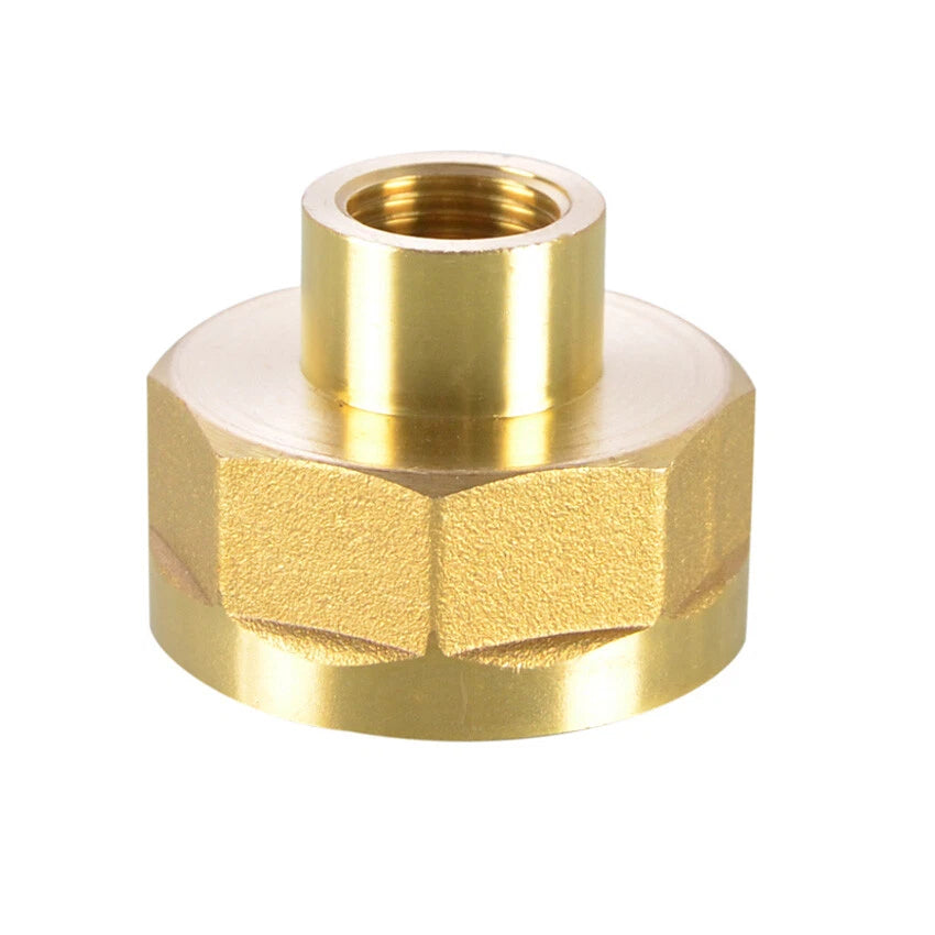 Brass BSP Female Thread Reducing Pipe Adapter Connector — 1-1/4" to 2"
