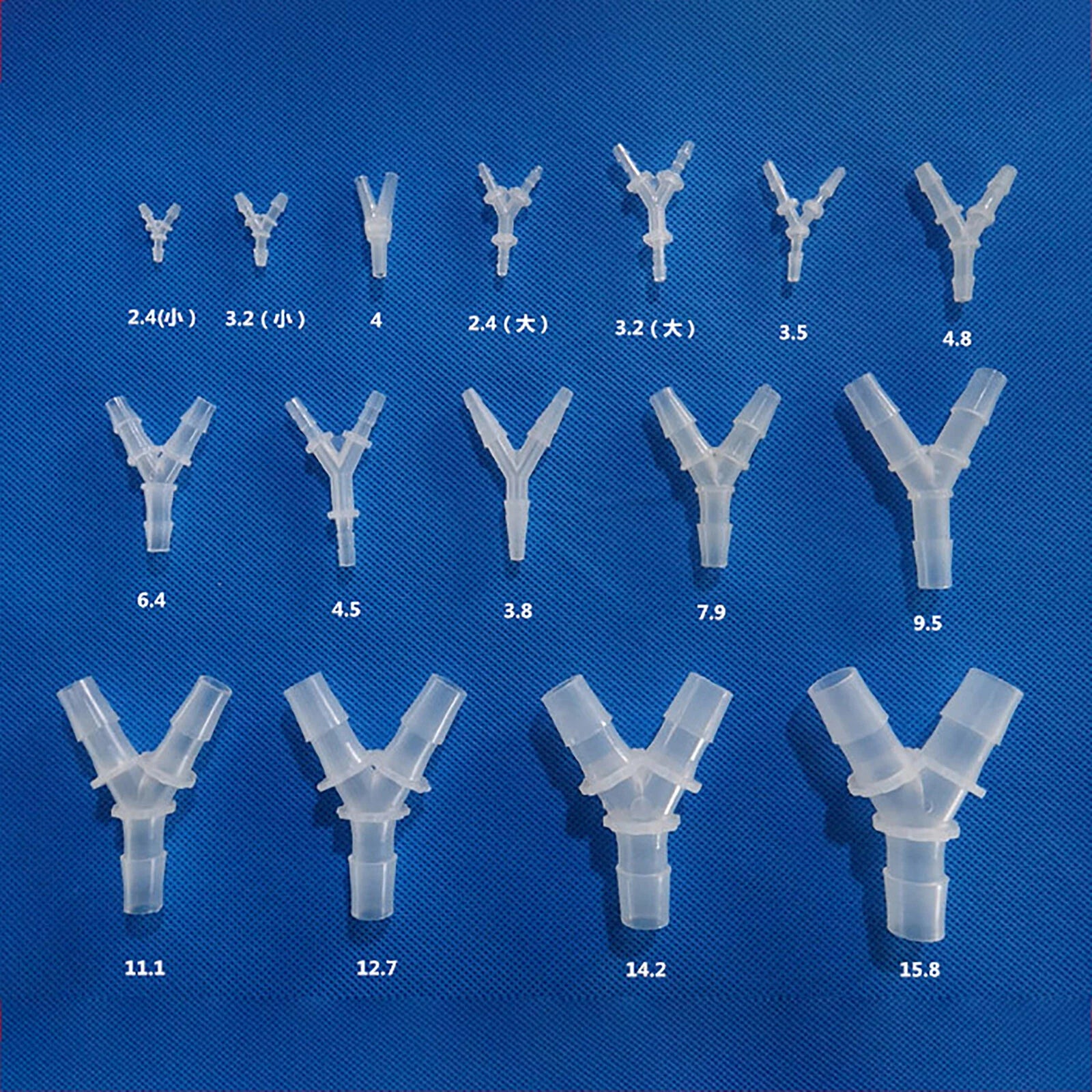 Y Joiner 3-Way Plastic Barb Hose Connector – Air Fuel Water Pipe Fitting