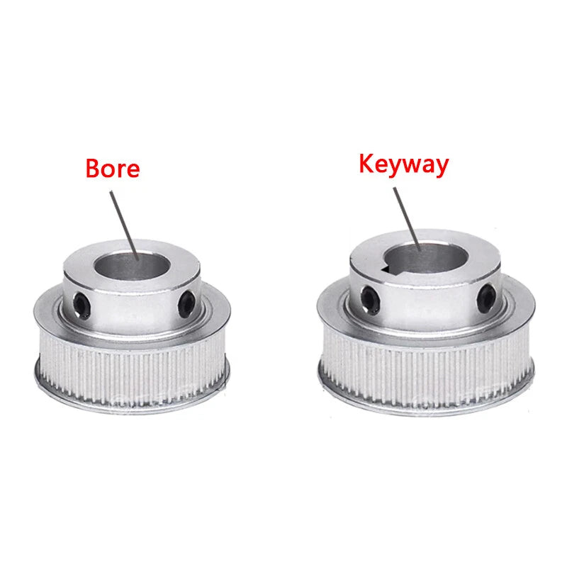 S2M 28-50T Timing Pulley 10mm Belt Synchronous Wheel Gear 3D Printer Bore 4-15mm