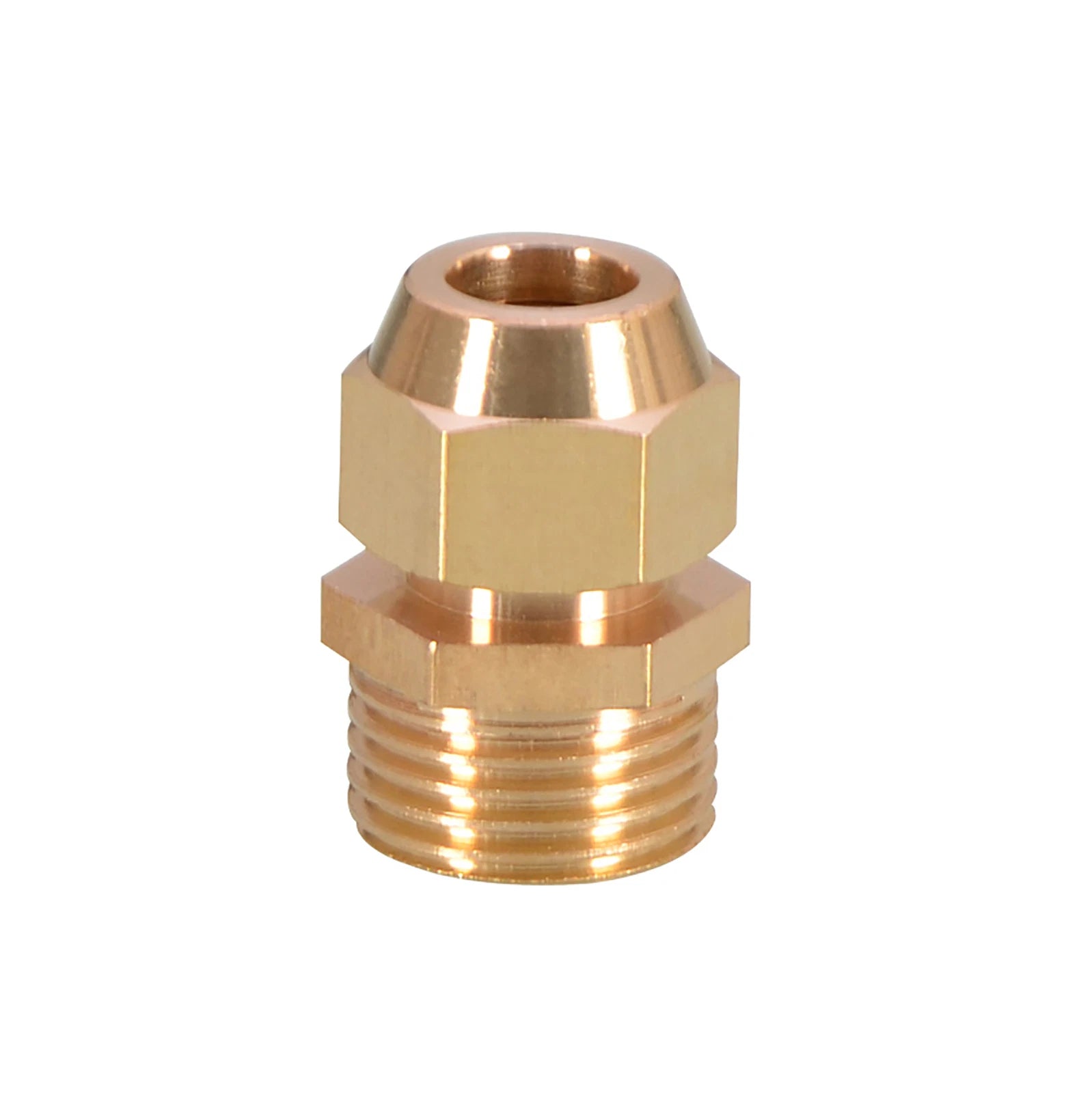 Brass Straight Flare Tube Connector Fittings — 1/8" to 1/2" × 6mm–12mm