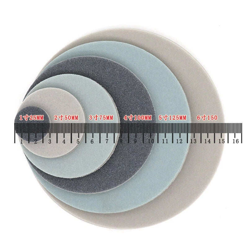 Sponge Abrasive Sanding Disc Sandpaper Hook Loop Polishing Pads 300 - 3000 Grit