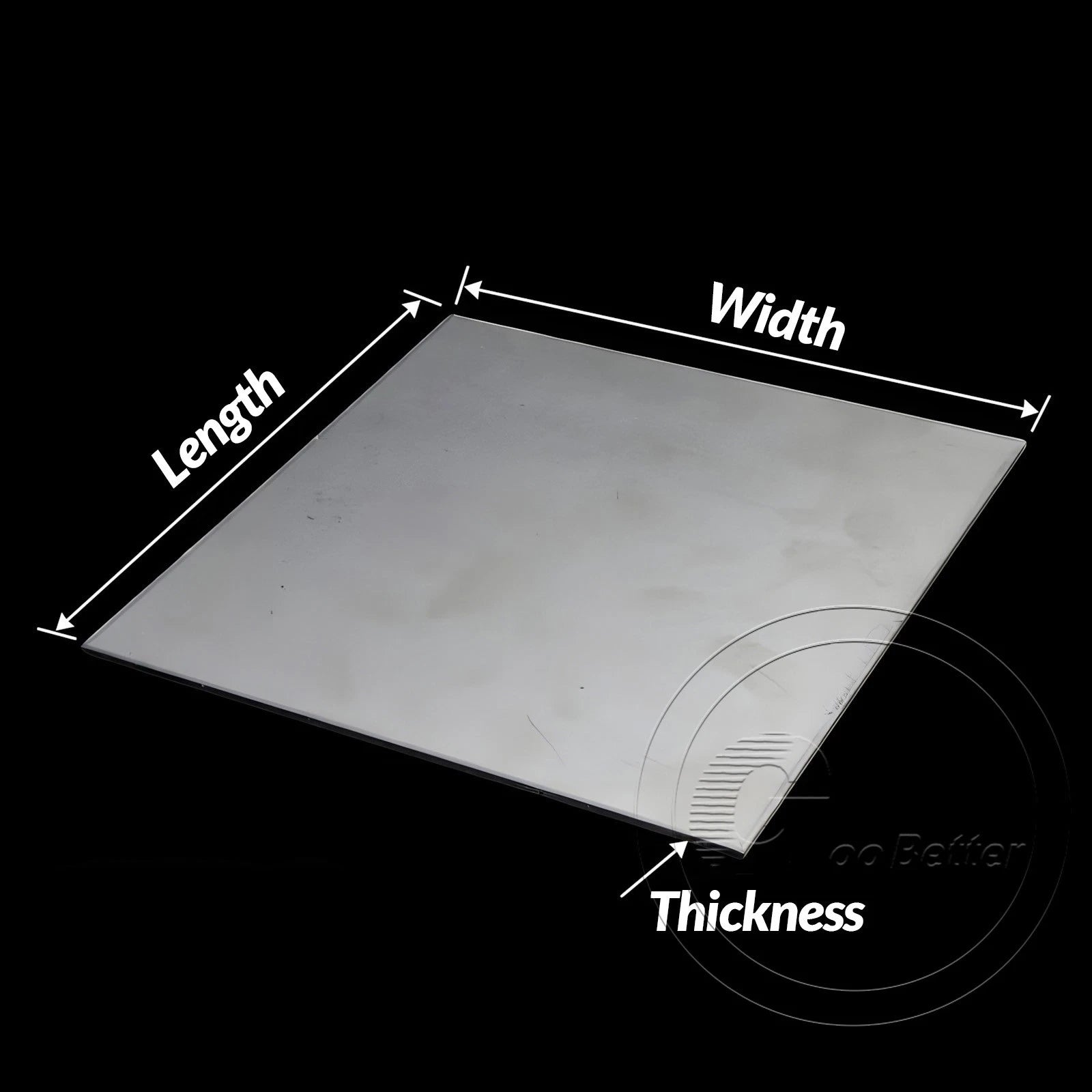 GR1 GR2 GR5 Pure Titanium Metal Plate Sheet Foil Thick 0.8mm-20mm Metalworking
