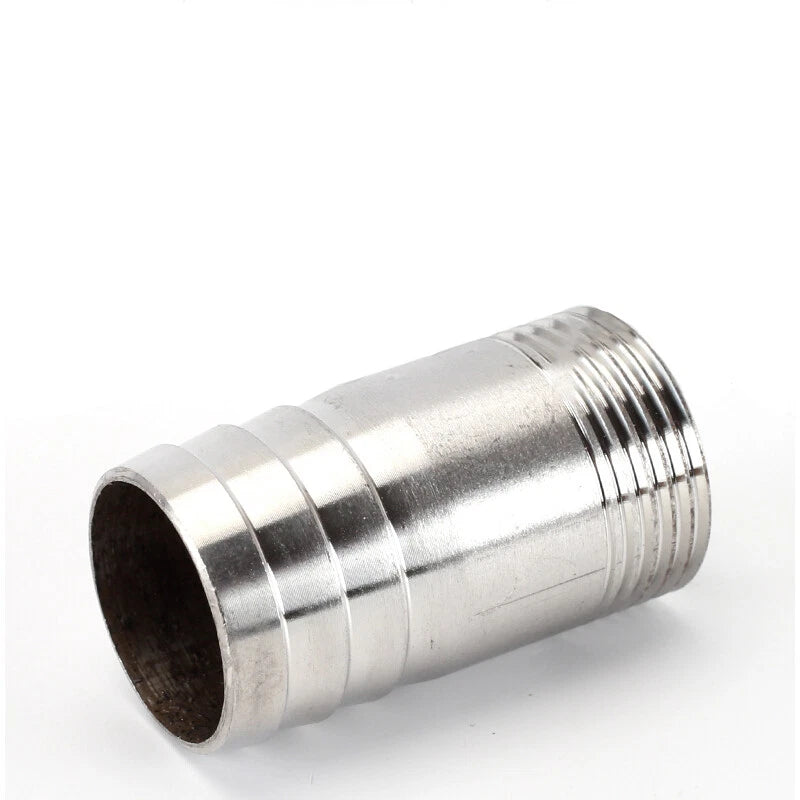 Stainless Steel Hose Barb Tail Fitting — BSP Male Thread Connector Adapter