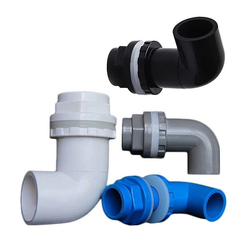 PVC Water Pipe Fittings Drainage Couplers Adapter Cross Tee Elbow 16mm-200mm