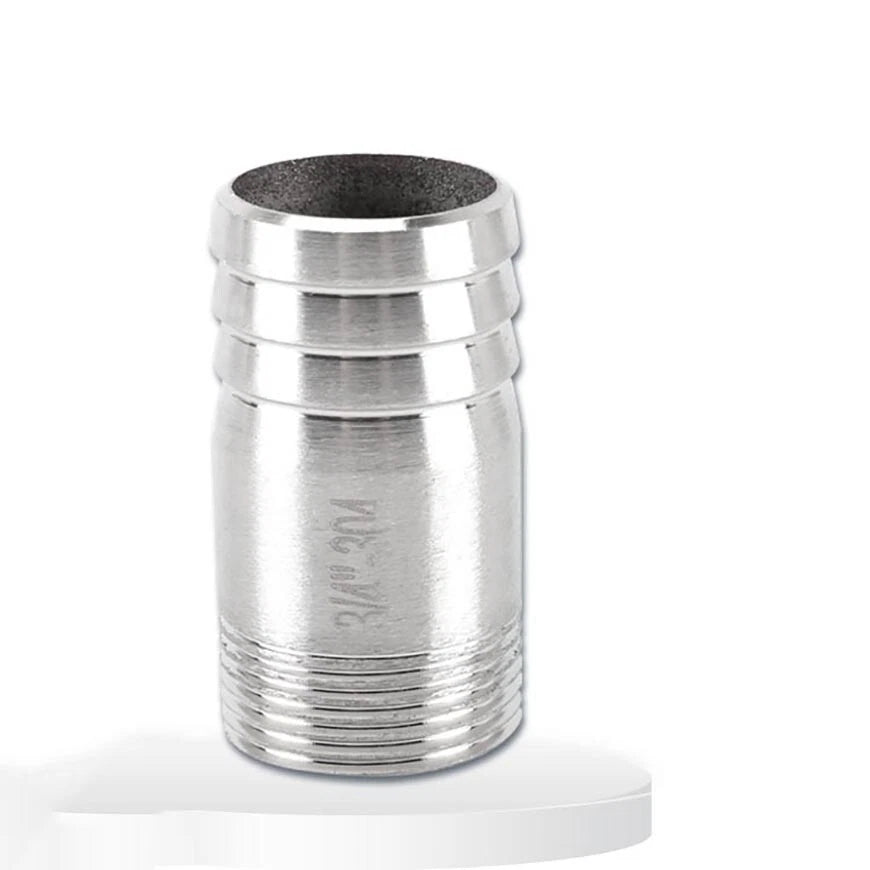 BSP Stainless Steel Barbed Hose Joiner Connector Tail — 1/8" to 4" Pipe Fitting