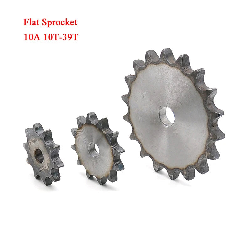 10A Sprocket Wheel 10T~39T & Steel Simplex OR Duplex Strand Chain Roller Chain