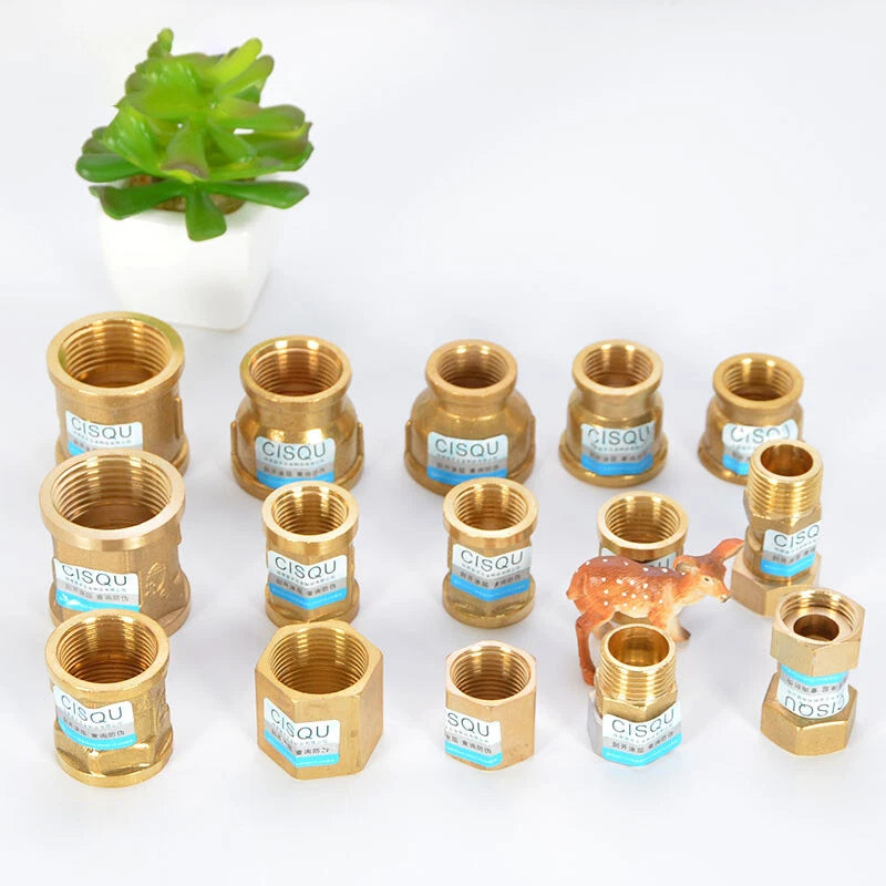Brass BSP Pipe Fittings – 1" Male Female Thread Connectors, Elbows, Reducers & More