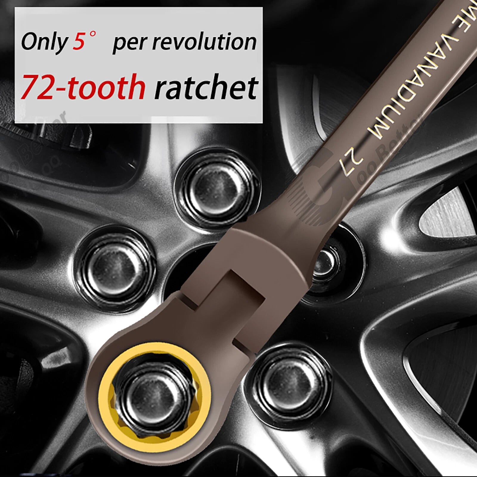 Ratchet Spanner Combination Fixed & Flexi 6 - 19mm 14 x Sizes Tool Wrench