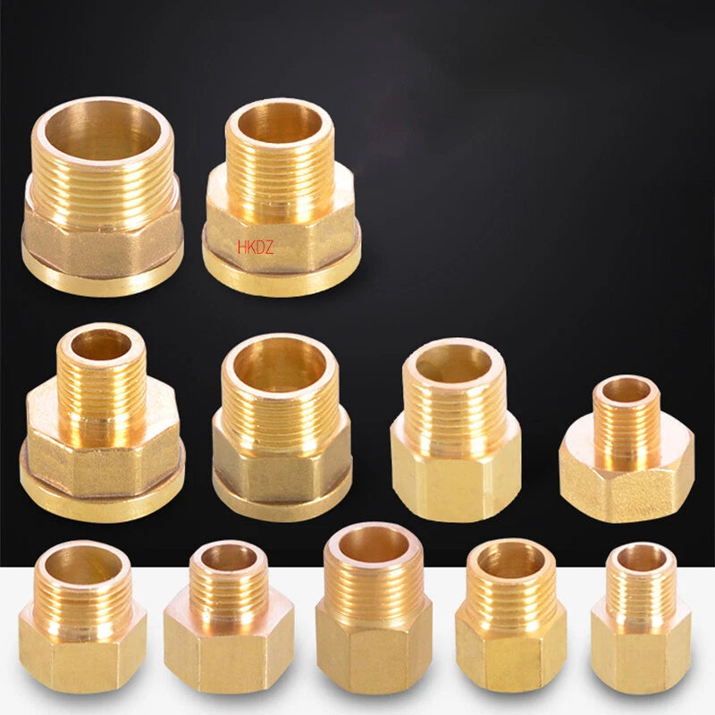 1 8" BSP Brass Reducing Fittings Female To Male Thread Connector Adaptor Coupler