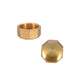 Brass Female BSP Blanking Cap Stop End Pipe Fittings — 1/8" to 1" Hex & Octagonal