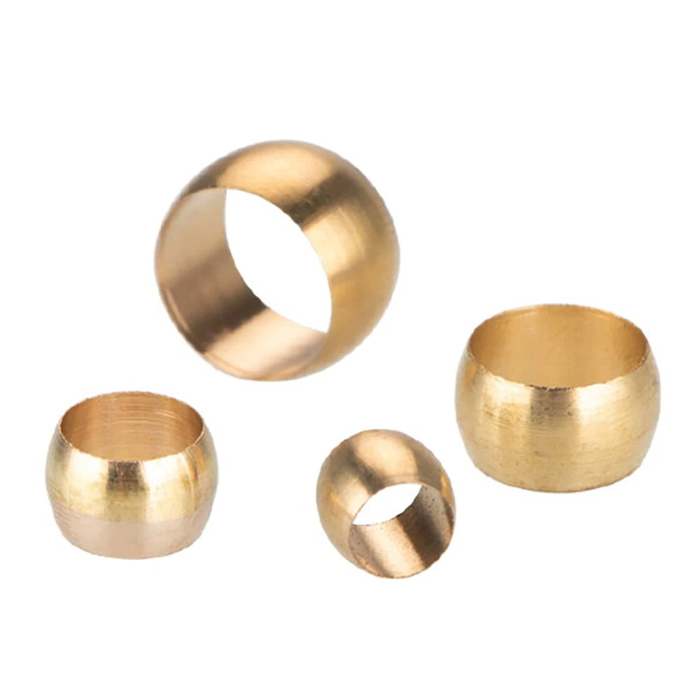 Brass Compression Rings Olives — Metric Sealing Rings for Copper Tube Fittings