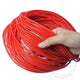Red Food Grade Silicone Capillary Tube — ID 0.3mm to 4mm, 10 Meter