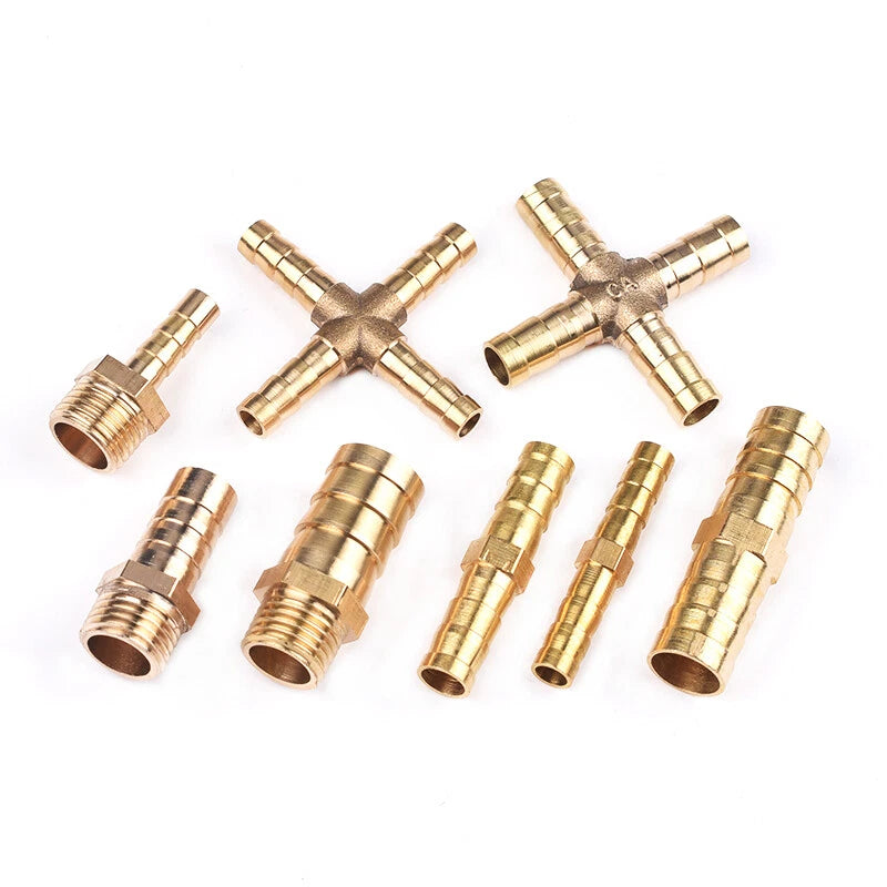 BSP Hose Barb Fittings — Y-Piece, T-Piece, Straight & Elbow Connectors