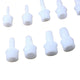 Plastic Barbed Male Reducer Connector — 1/2" & 3/4" Straight Hose Fitting for Aquarium & Tubing