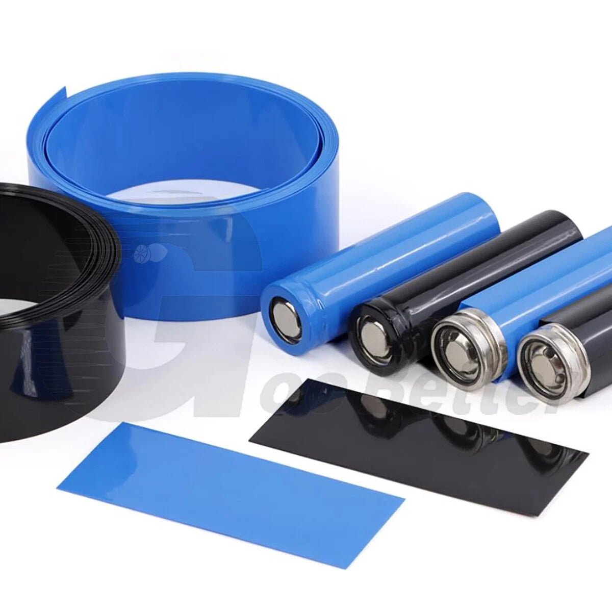 PVC Heat Shrink Tubing — Black, Blue & Clear | 7mm to 500mm Flat Width | 1M to 10M - HomeDIYer