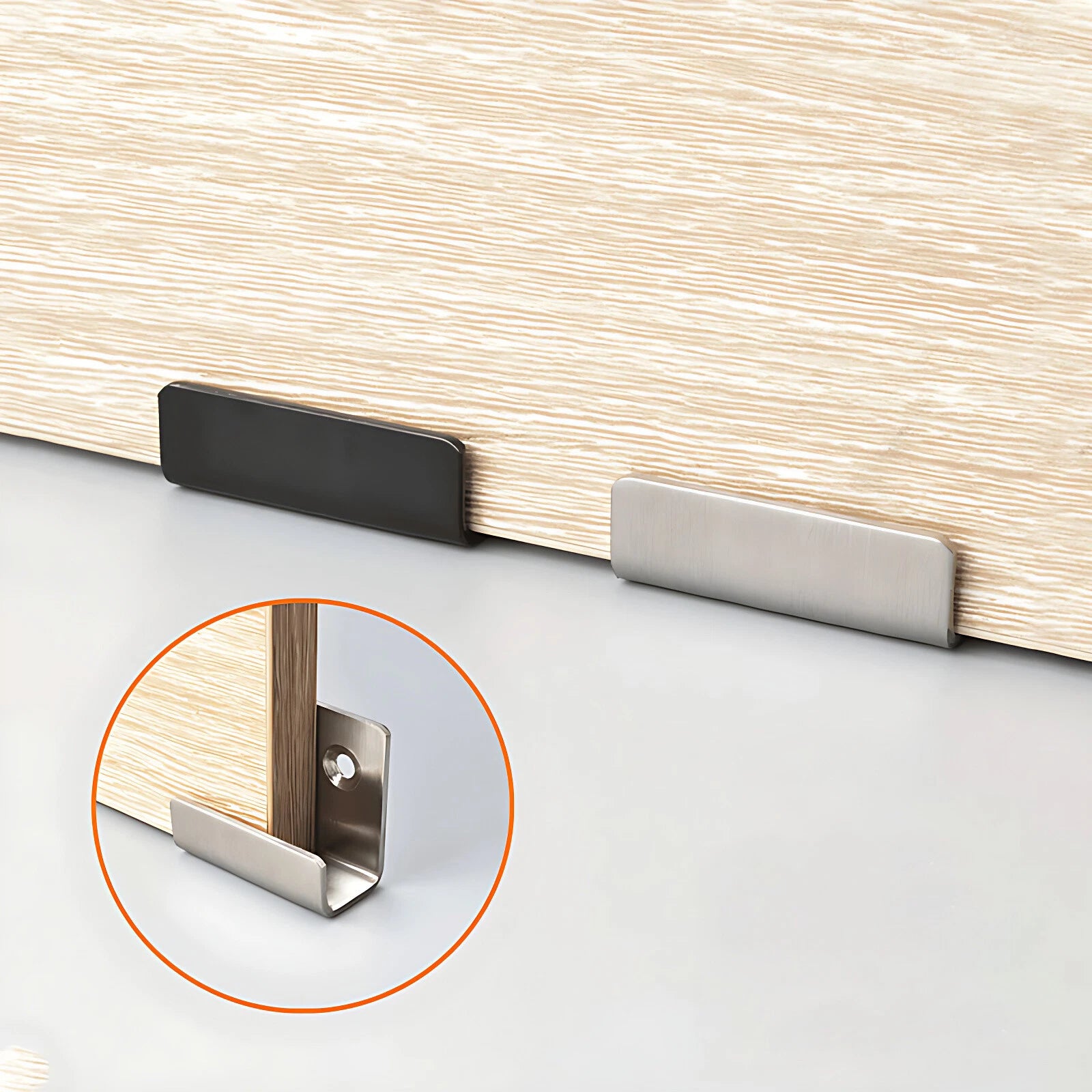U Shaped Brackets Flat Hooks Stainless Hooks Ceramic Tile Display Bracket
