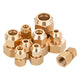 Brass Compression Straight Coupling Connector – Flared Fittings for Copper Pipe