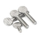 M4–M10 & 1/4"-5/16" Spade-Head Thumb Screws – A2 304 Stainless Steel, Tool-less Hand Grip