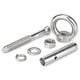 Closed Hook Eye Bolt with Rawl Shield Wall Anchor — A2 Stainless Steel (M6–M20)