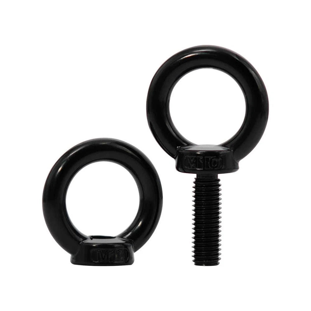 Black 304 Stainless Steel Eye Bolts and Eye Nuts — M3 to M20 Lifting Hardware - HomeDIYer