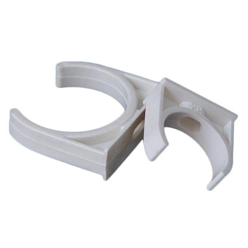 PVC U-Type Pipe Clamp Pipe Clip Tube Holder For 20 25 32 40 50mm Pipe Fittings