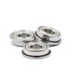 10pcs Miniature Flange Deep Groove Ball Bearings Various Sizes Bearing Steel