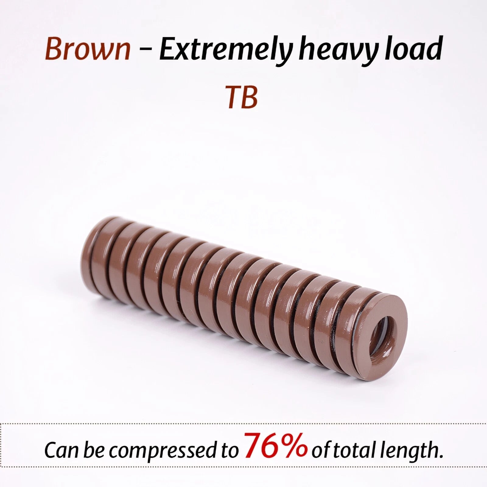 Extremely Heavy Duty Compression Die Spring, Outer Dia 8-40mm Length 15-300mm