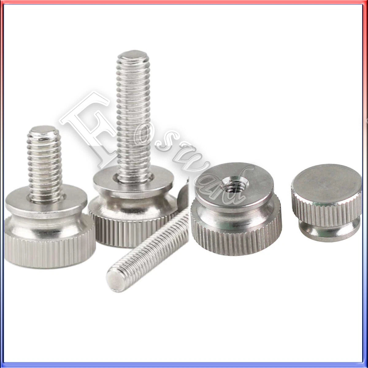 M6/8/10 Knurled Thumb Screws/ Nut Aluminum Hand Grip Knob Bolt For Camera Tripod