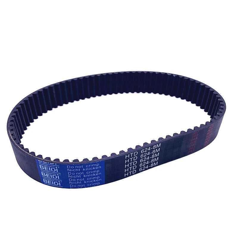HTD8M Timing Belt — 8mm Pitch, 20mm Wide | 33–550 Teeth | CNC & Robotics