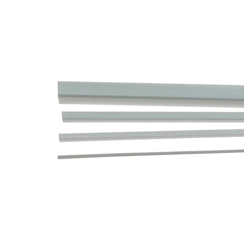 ABS Square Tube 250mm — 3/4/6/8mm Box Section Pipe for Model Building & DIY
