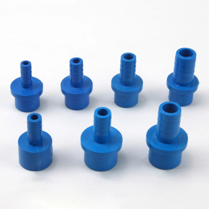 Pagoda 20mm 25mm PVC Barb Pipe Connector Fittings Adapter To Hose OD 8mm~16mm