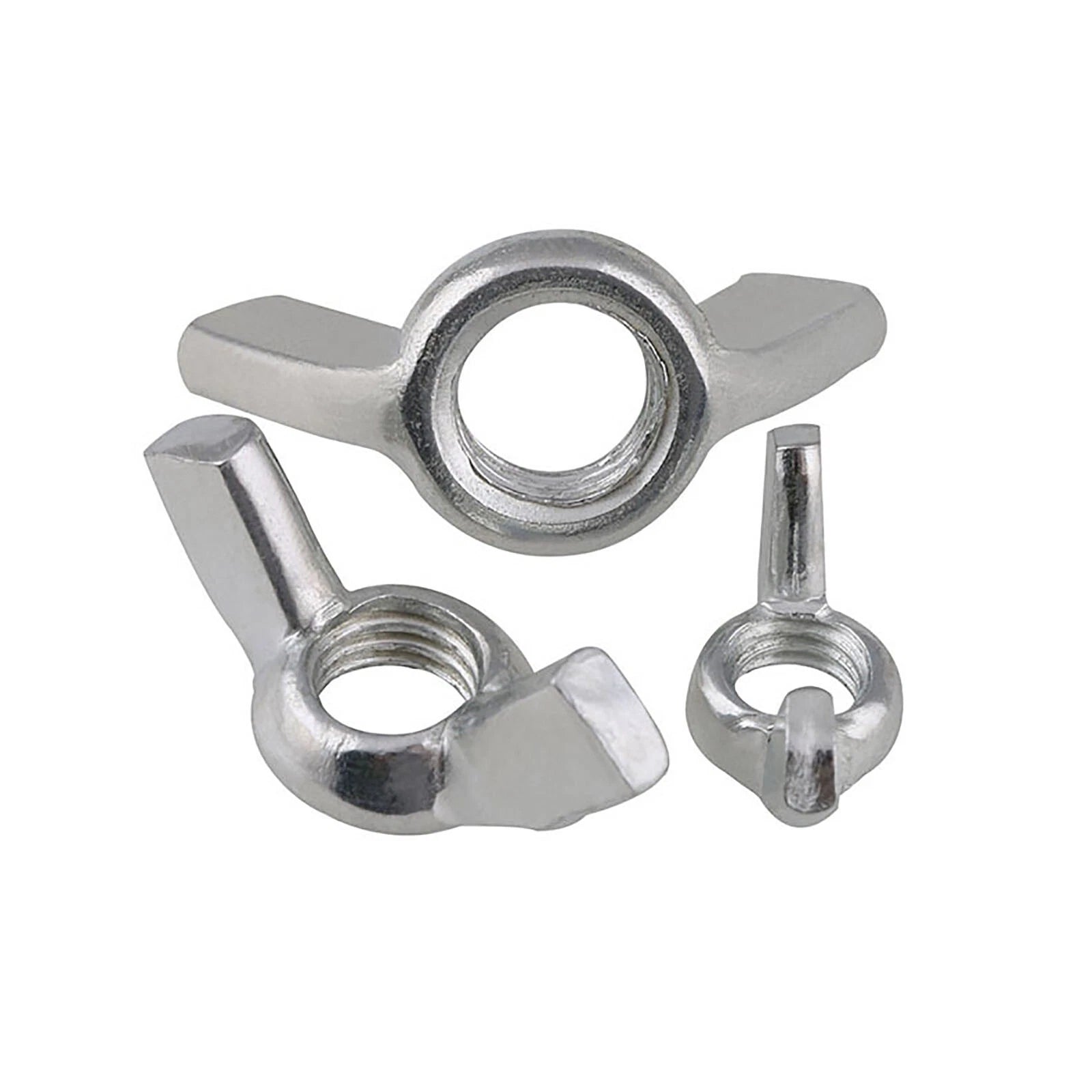3/16" 1/4" 5/16" 3/8" BSW Bright Zinc Plated Wing Nuts Butterfly Nut Fit Screws