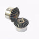Bevel Gear 1.0 Mod 15/16/18/20/24T 90° 1:1 Pairing Metal Motor Bevel Gear x 1Pcs