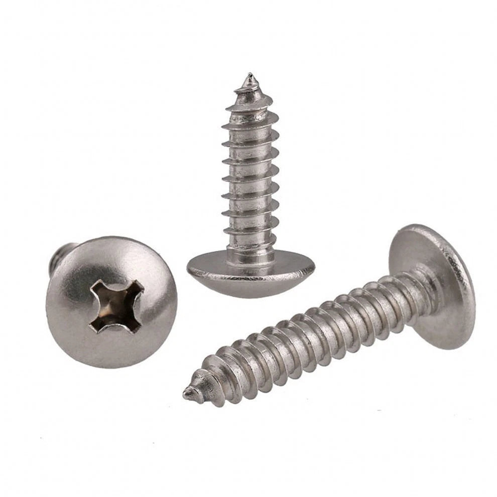 Truss Head Phillips Self Tapping Screws – 201 Stainless Steel, M3 M4 M5