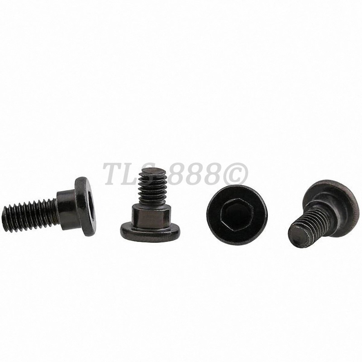 M2.5 M3 Hex Socket Shoulder Screws — Step Positioning Bolts, Grade 12.9 - HomeDIYer