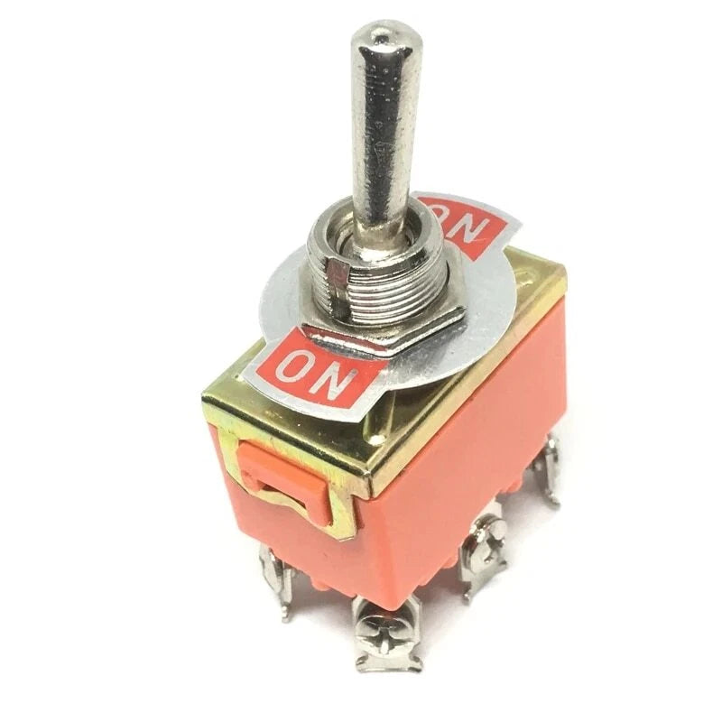 E-TEN1321 AC 250V 15A ON-ON DPDT 6-Pin Toggle Switch