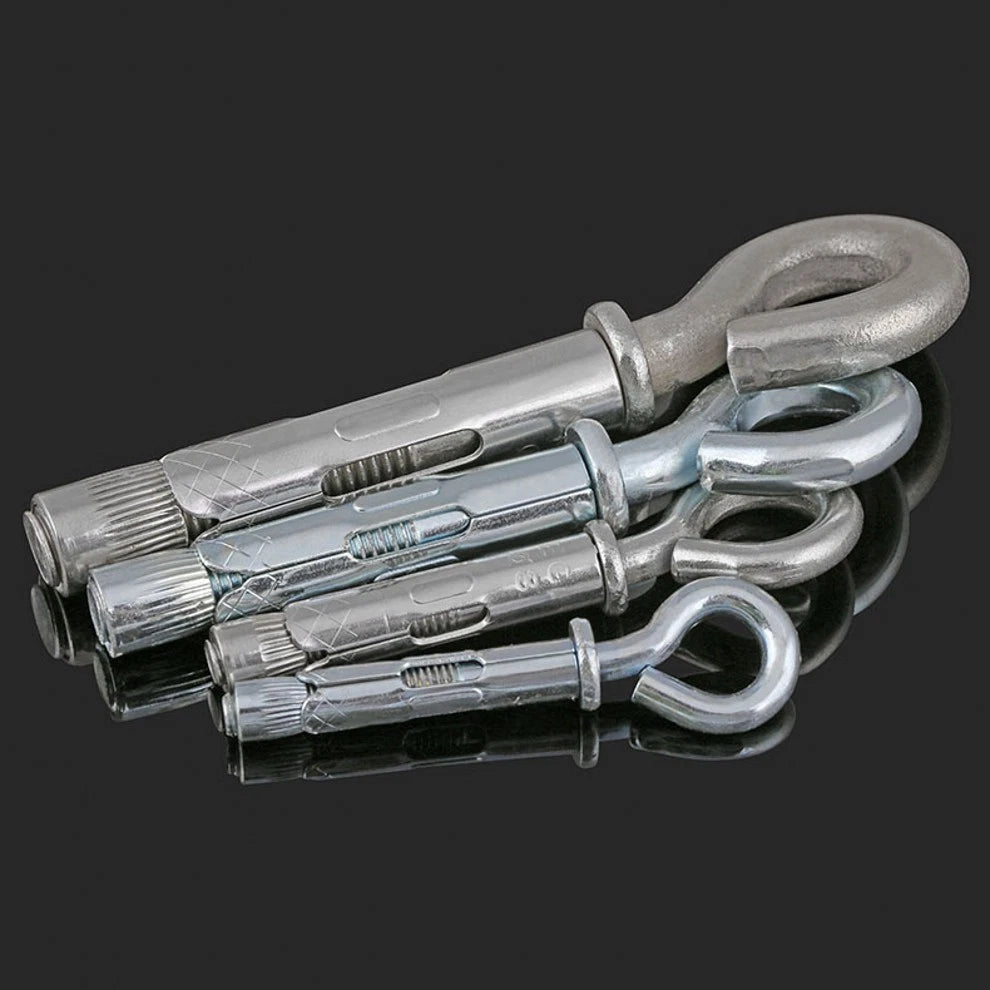 Eye Bolt Sleeve Anchors for Concrete — Zinc-Plated & 304 Stainless Steel