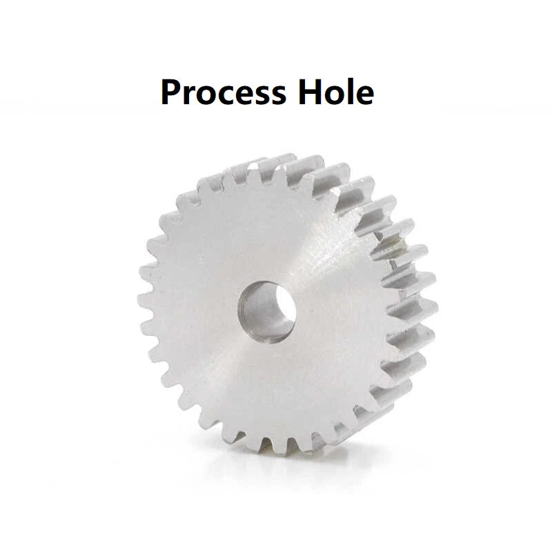 Spur Gear Module 1.5M 2M Stainless Steel 12 - 30 Tooth Motor Pinion Flat Gear